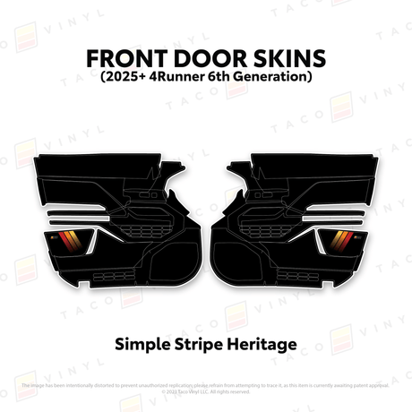 2025+ 4Runner Door Skins - Xtrusion Overland