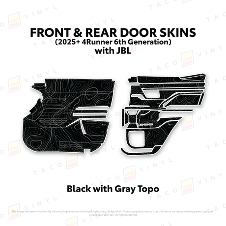 2025+ 4Runner Door Skins - Xtrusion Overland