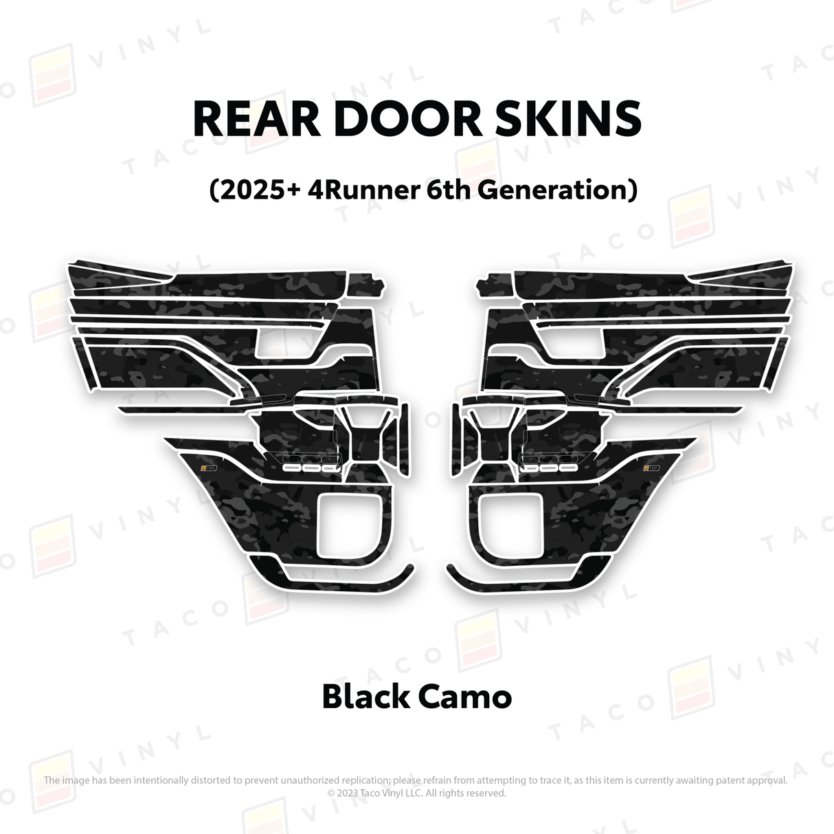 2025+ 4Runner Door Skins - Xtrusion Overland