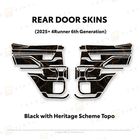 2025+ 4Runner Door Skins - Xtrusion Overland