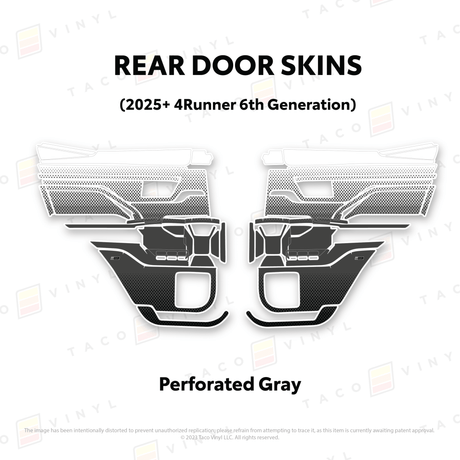 2025+ 4Runner Door Skins - Xtrusion Overland