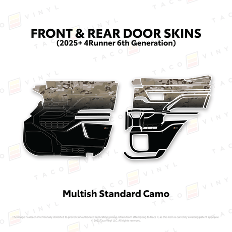 2025+ 4Runner Door Skins - Xtrusion Overland