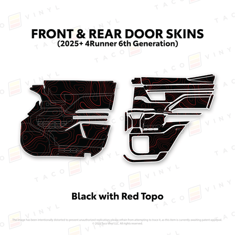2025+ 4Runner Door Skins - Xtrusion Overland