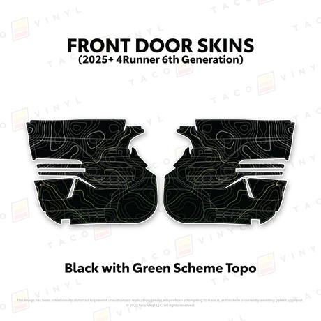 2025+ 4Runner Door Skins - Xtrusion Overland