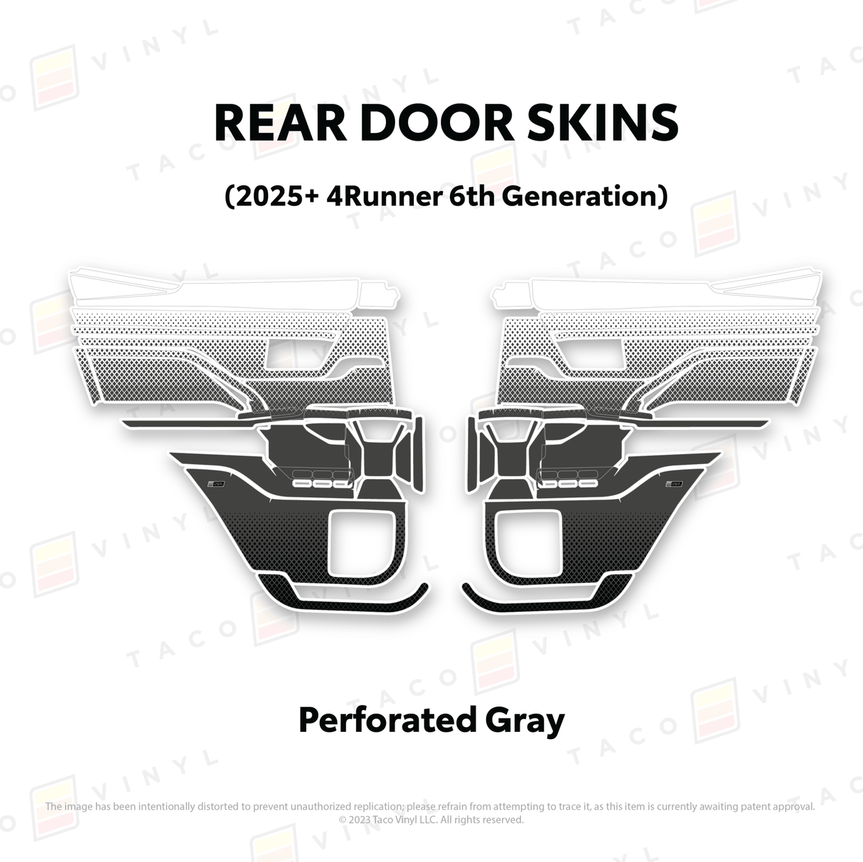 2025+ 4Runner Door Skins - Xtrusion Overland