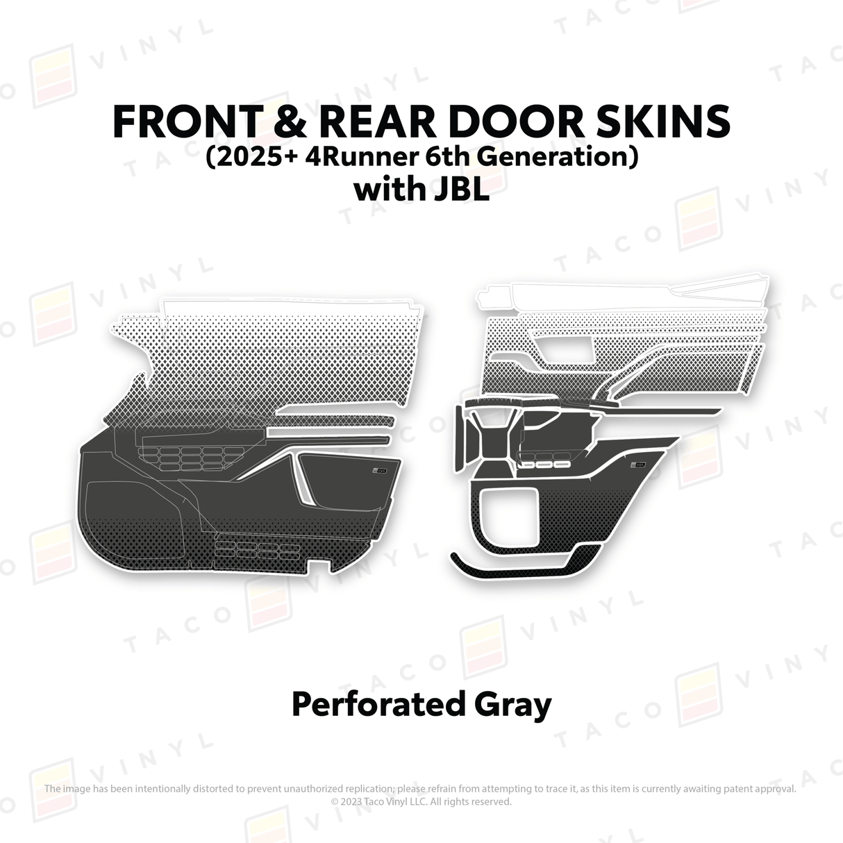 2025+ 4Runner Door Skins - Xtrusion Overland
