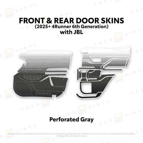 2025+ 4Runner Door Skins - Xtrusion Overland