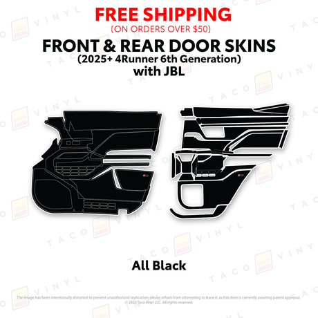 2025+ 4Runner Door Skins - Xtrusion Overland