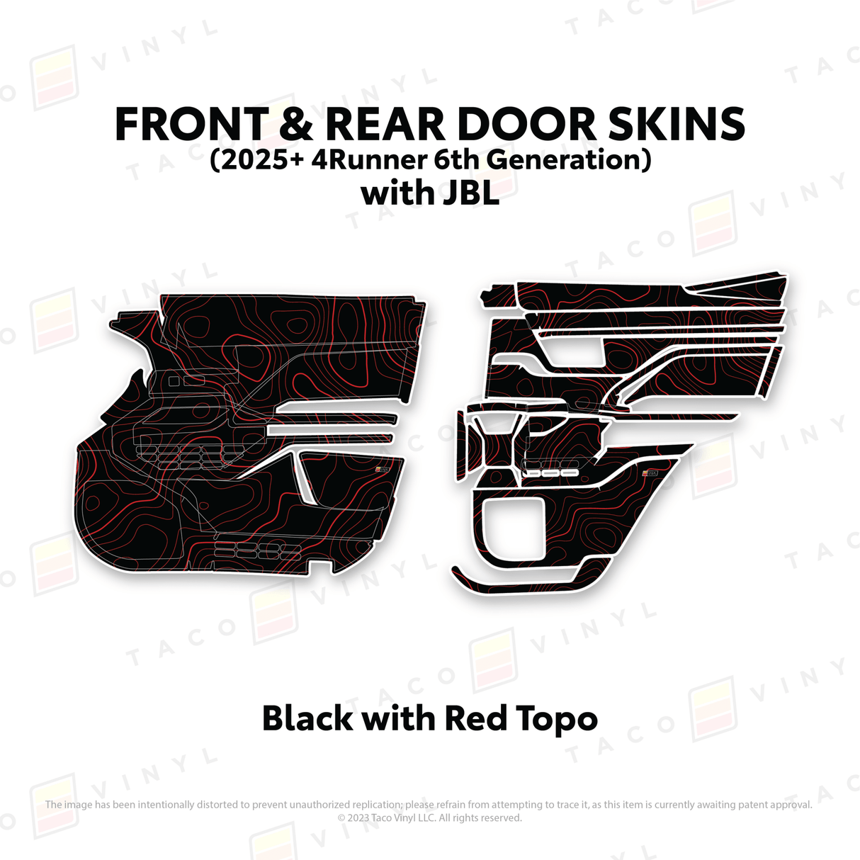 2025+ 4Runner Door Skins - Xtrusion Overland