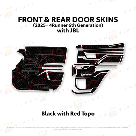 2025+ 4Runner Door Skins - Xtrusion Overland
