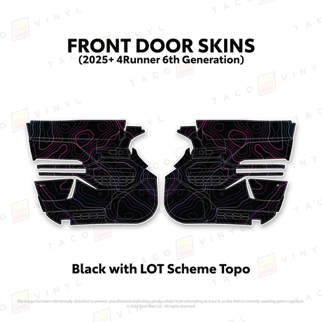 2025+ 4Runner Door Skins - Xtrusion Overland