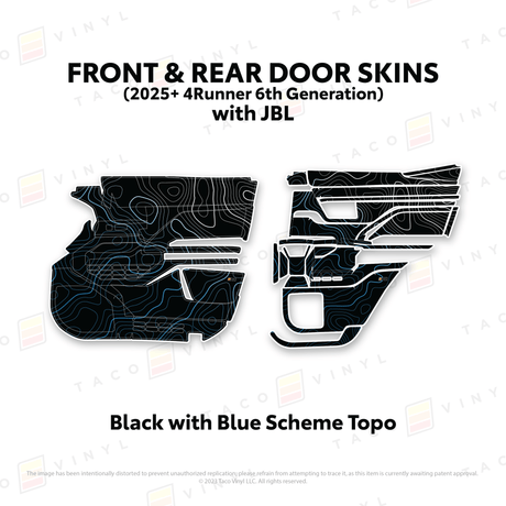 2025+ 4Runner Door Skins - Xtrusion Overland