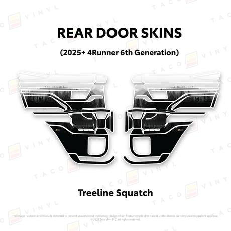 2025+ 4Runner Door Skins - Xtrusion Overland