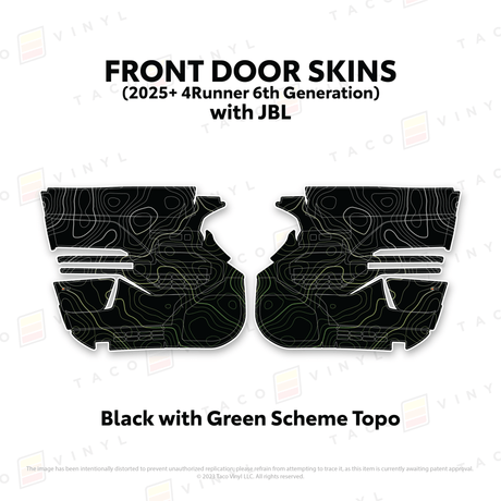 2025+ 4Runner Door Skins - Xtrusion Overland