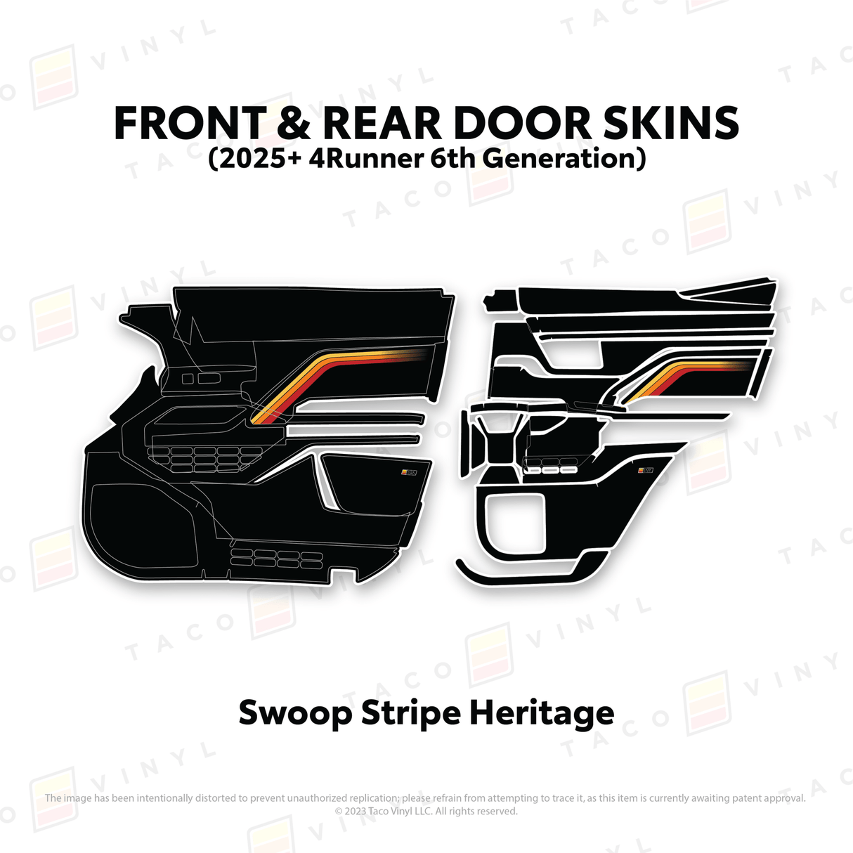 2025+ 4Runner Door Skins - Xtrusion Overland