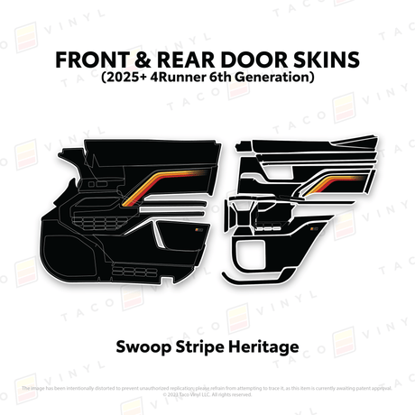 2025+ 4Runner Door Skins - Xtrusion Overland