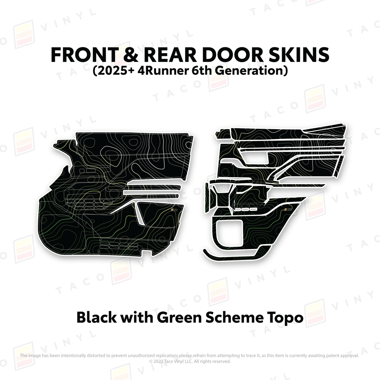 2025+ 4Runner Door Skins - Xtrusion Overland