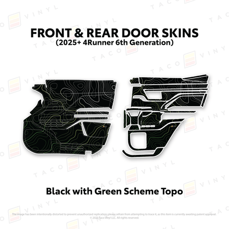 2025+ 4Runner Door Skins - Xtrusion Overland