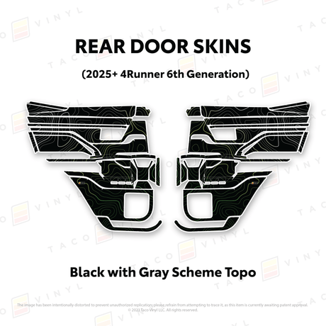 2025+ 4Runner Door Skins - Xtrusion Overland