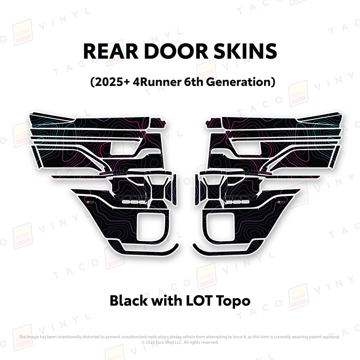2025+ 4Runner Door Skins - Xtrusion Overland