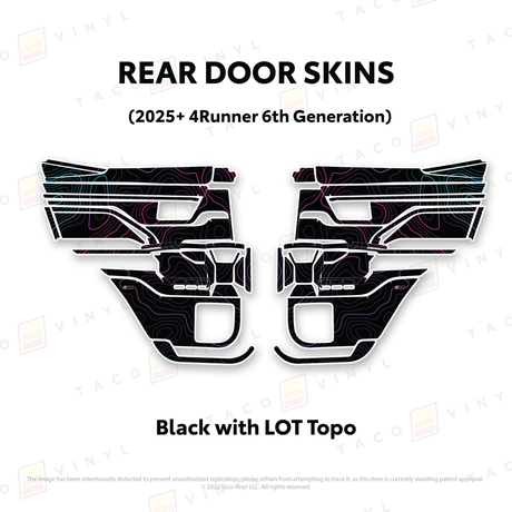 2025+ 4Runner Door Skins - Xtrusion Overland