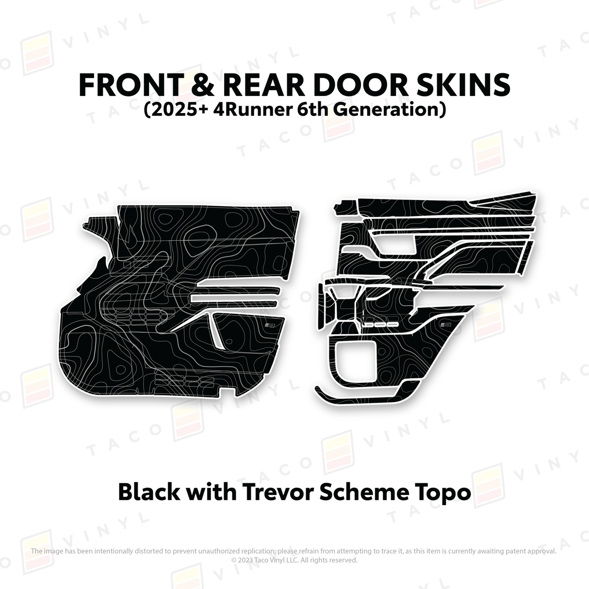 2025+ 4Runner Door Skins - Xtrusion Overland