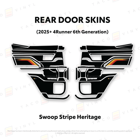 2025+ 4Runner Door Skins - Xtrusion Overland