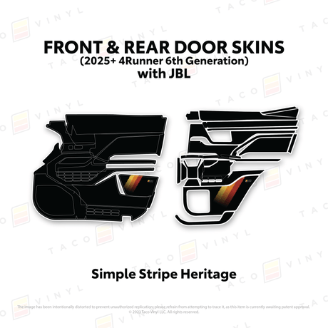 2025+ 4Runner Door Skins - Xtrusion Overland