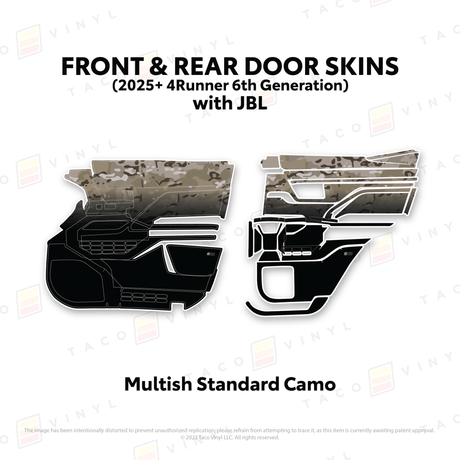 2025+ 4Runner Door Skins - Xtrusion Overland