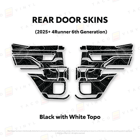 2025+ 4Runner Door Skins - Xtrusion Overland