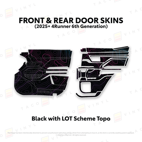 2025+ 4Runner Door Skins - Xtrusion Overland