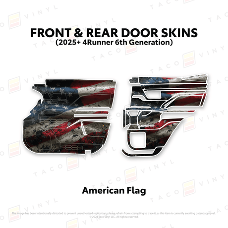 2025+ 4Runner Door Skins - Xtrusion Overland