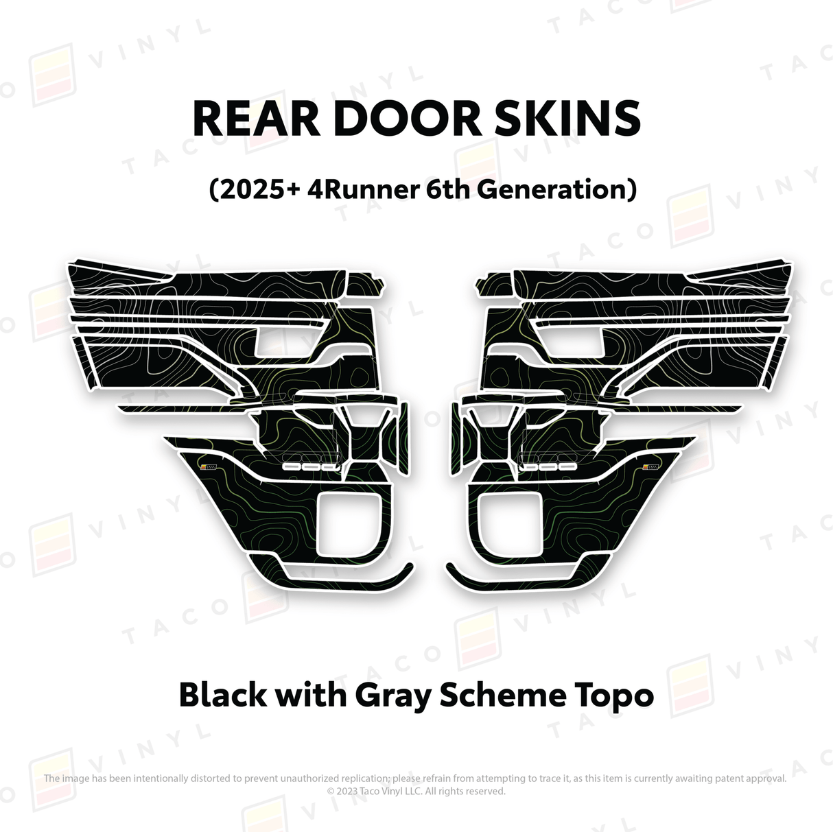 2025+ 4Runner Door Skins - Xtrusion Overland