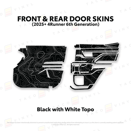 2025+ 4Runner Door Skins - Xtrusion Overland