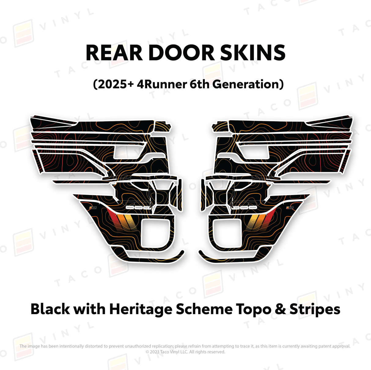 2025+ 4Runner Door Skins - Xtrusion Overland