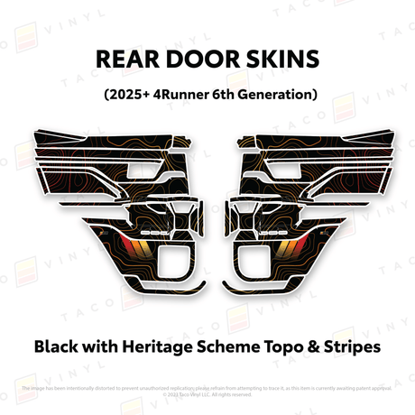 2025+ 4Runner Door Skins - Xtrusion Overland