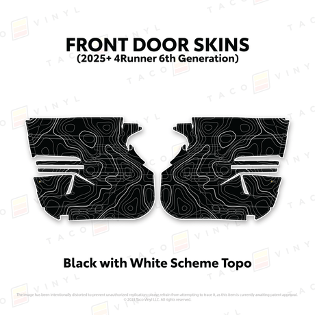 2025+ 4Runner Door Skins - Xtrusion Overland
