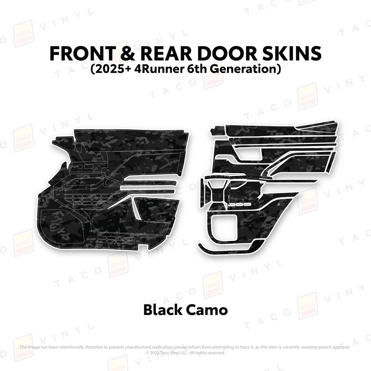 2025+ 4Runner Door Skins - Xtrusion Overland