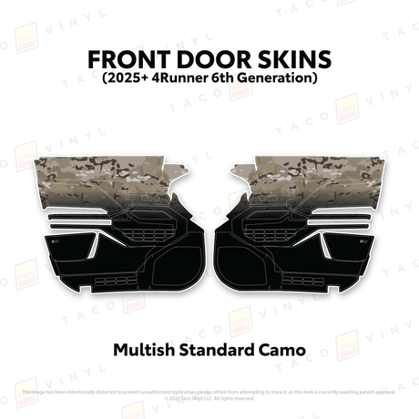 2025+ 4Runner Door Skins - Xtrusion Overland