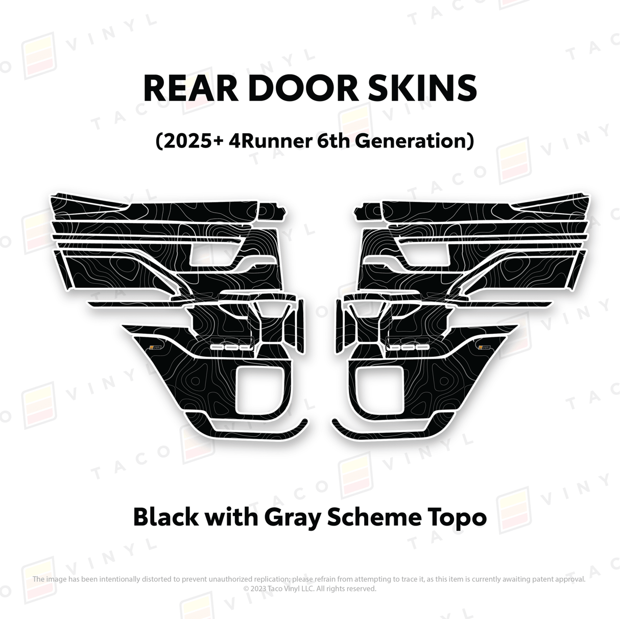 2025+ 4Runner Door Skins - Xtrusion Overland
