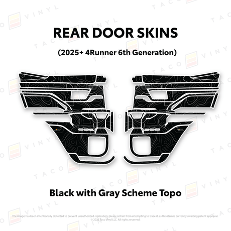 2025+ 4Runner Door Skins - Xtrusion Overland