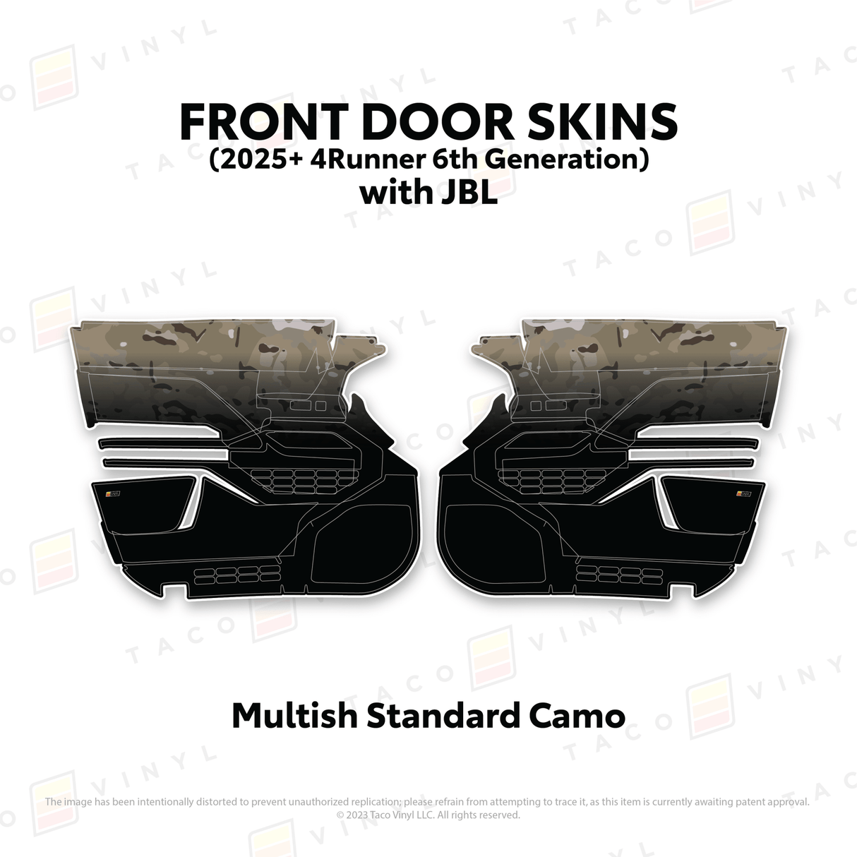 2025+ 4Runner Door Skins - Xtrusion Overland