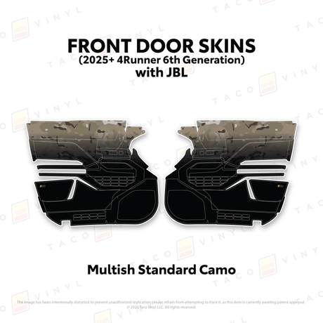 2025+ 4Runner Door Skins - Xtrusion Overland