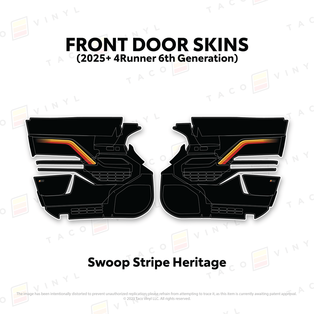 2025+ 4Runner Door Skins - Xtrusion Overland