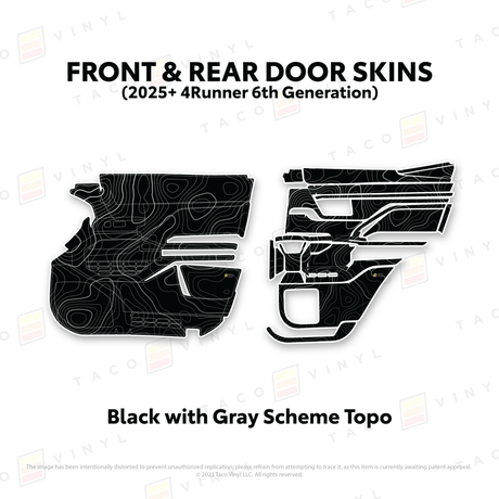 2025+ 4Runner Door Skins - Xtrusion Overland