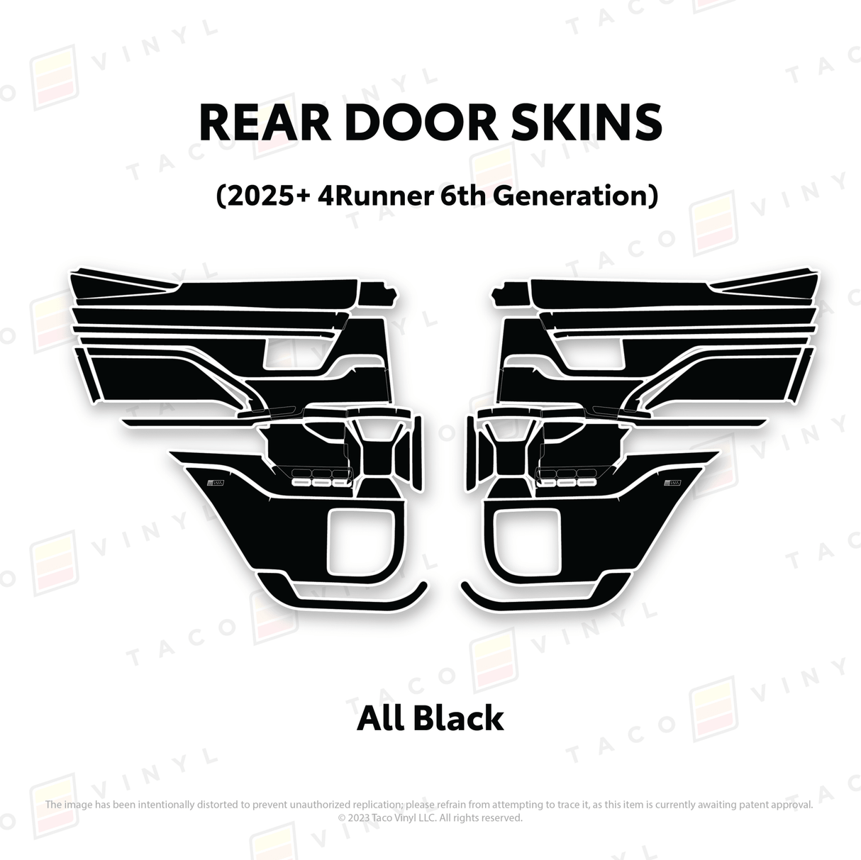 2025+ 4Runner Door Skins - Xtrusion Overland