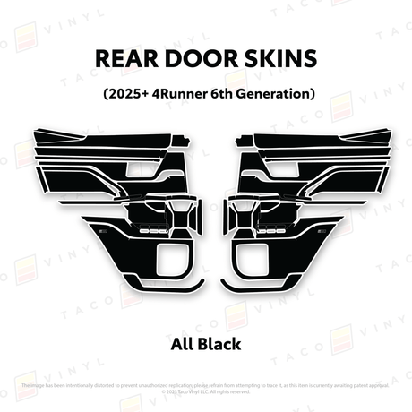 2025+ 4Runner Door Skins - Xtrusion Overland
