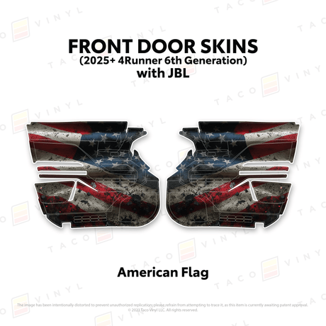 2025+ 4Runner Door Skins - Xtrusion Overland