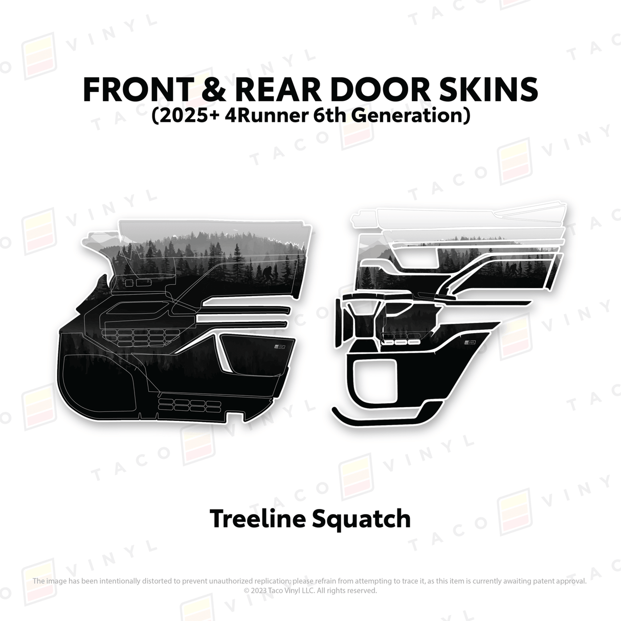2025+ 4Runner Door Skins - Xtrusion Overland