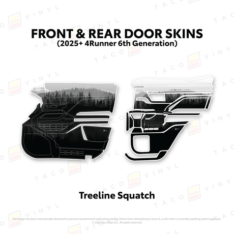 2025+ 4Runner Door Skins - Xtrusion Overland